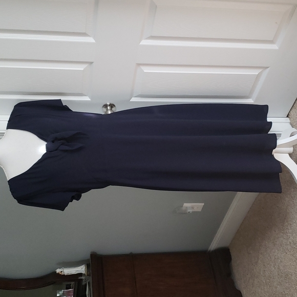 Navy Blue CeCe sz 14 dress - Picture 2 of 8